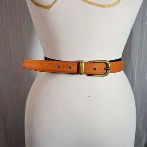 90's Tan Harken Genuine Leather Belt - Size S